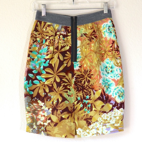 Tracy Reese short skirt in tropical print - Picture 10 of 13